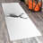 Handcrafted With Pile Soft Type Printed Rug Featuring Floral and Leaf Design for Indoor Home Decor-1152728042