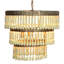 Lustre en bois à 3 niveaux Aidescombe-3837964