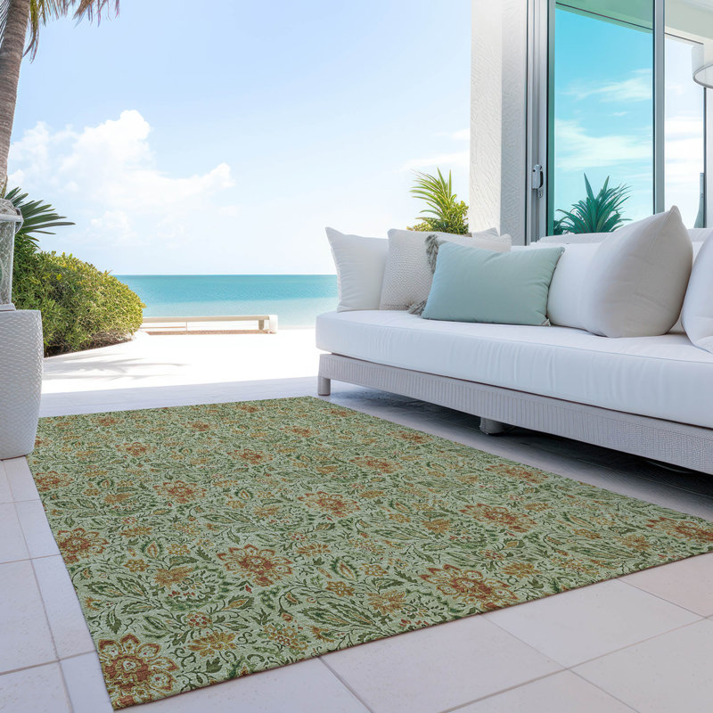Tapis intérieur / extérieur Fareham avec envers antidérapant, Rectangulaire 8 pi x 10 pi