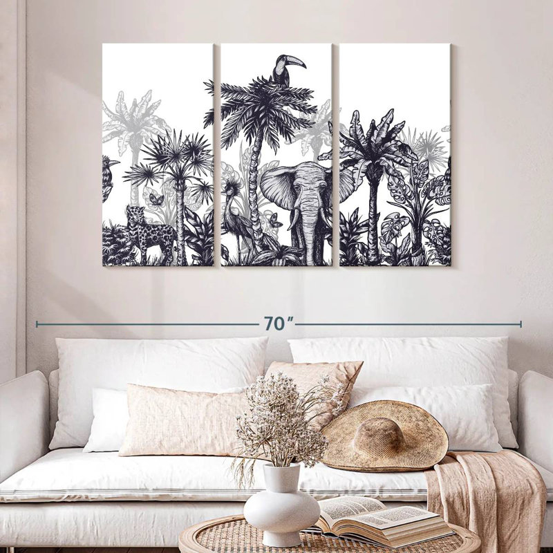 Brampt Jungle Euphoria, 32" H x 50" W