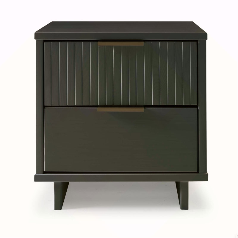 Table de chevet gris anthracite