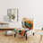 Abstract Flowers - Traditional Upholstered Slipper Chair-112840486