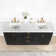 Adela 72'' Double Bathroom Vanity with Engineered Stone Top