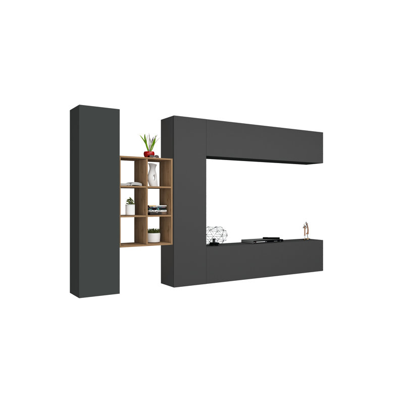 Maruska Entertainment Centre for TVs up to 70", Grey Anthracite