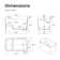 47" Freestanding Soaking Solid Surface Bathtub with Drain & Pipe