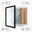 Chevron Motion Geometric - Framed Print-1702374760-1702374773
