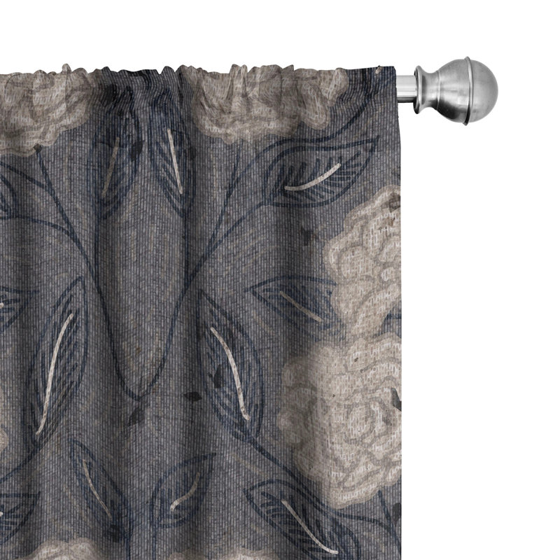Linaris Semi Sheer Curtain Pair, 28" W x 84" L