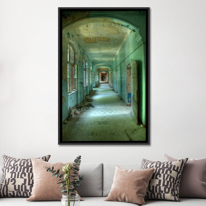 " Beelitz " by Ivo Sneeuw, 26" H x 18" W x 1.5" D, Black Framed Canvas, No Mat