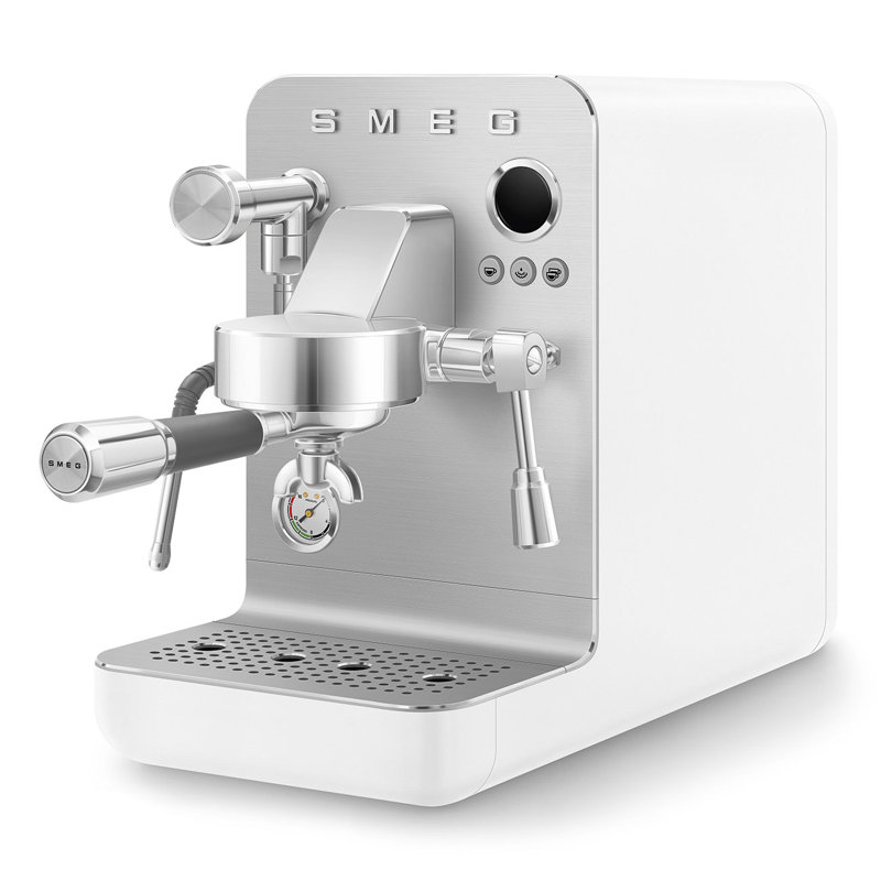 Espresso Manual Coffee Machine, White