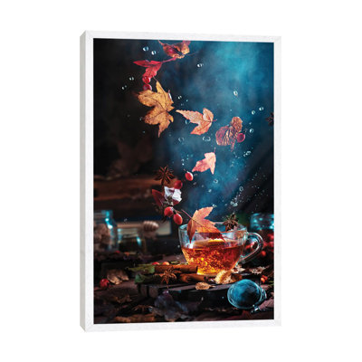 Briar Tea With Autumn Swirl by Dina Belenko - Print on Canvas