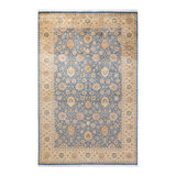 Classic One-of-a-Kind 6'2" X 9'6" Hand Knotted Area Rug