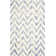 Chou Hand Tufted Wool/Cotton Geometric Rug in Ivory/Blue