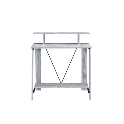 Nypho Antique White& Black Finish Writing Desk