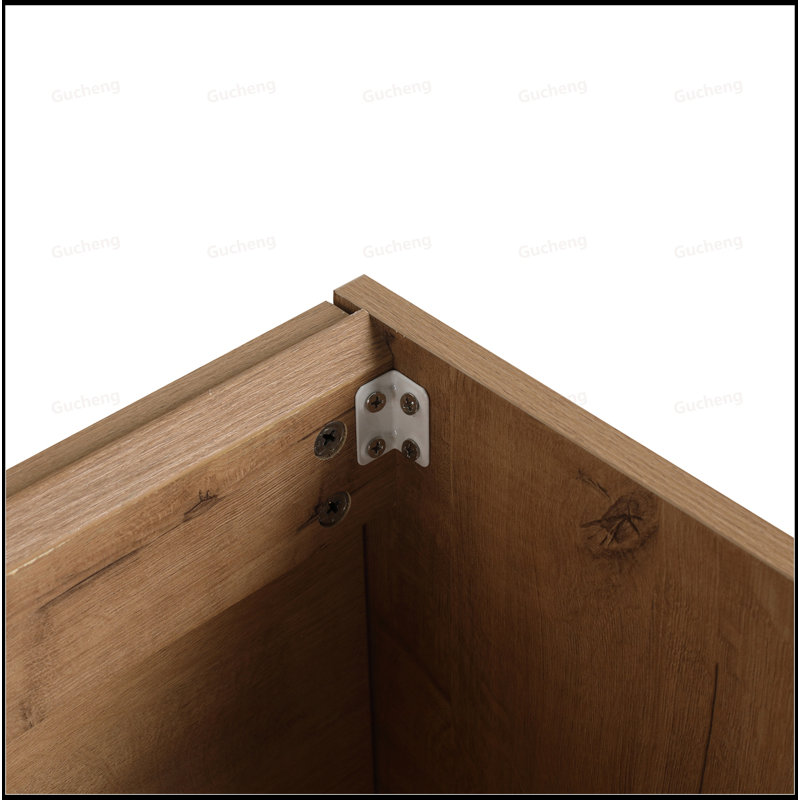 18"Floating Bathroom Vanity With Ceramic Sink, Natural