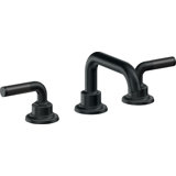 Descanso 8" Widespread Lavatory Faucet with Carbon Fiber Handle and ZeroDrain