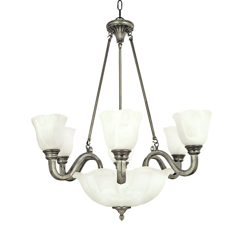 Mahogany 7 - Light Chandelier