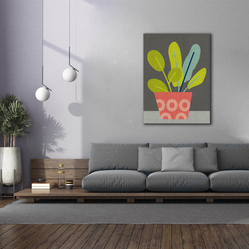 «Epic Graffiti» «Clay Pot 3» par Chariklia Zarris, art mural sur toile, 40 po x 54 po, H 54 po x l 40 po