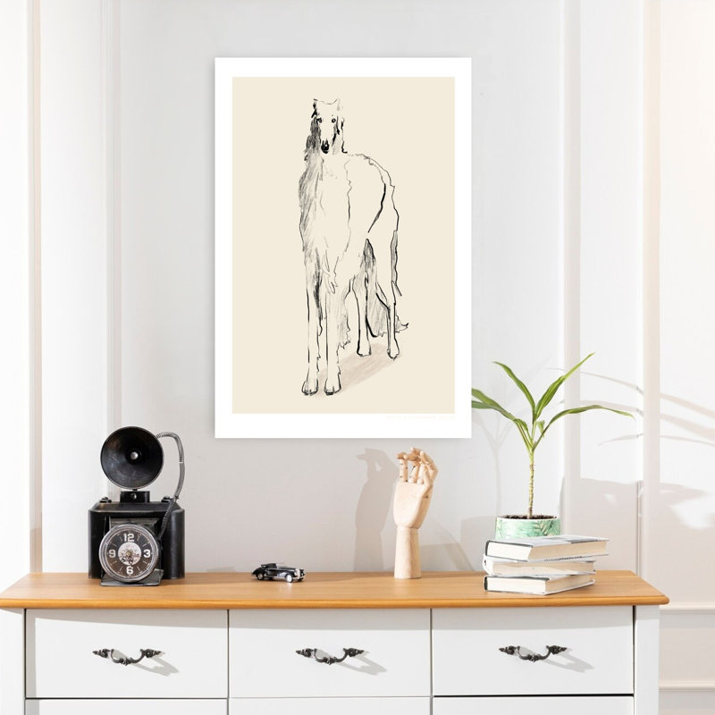 Art contemporain Art cheval contemporain, H 24 po x l 16 po