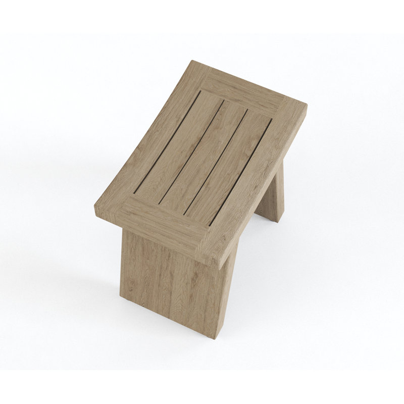 Asia 13'' W Teak Shower Bench