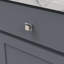 Belleclaire Collection Knob 1-1/4 Inch Square Polished Nickel Finish-1587721925