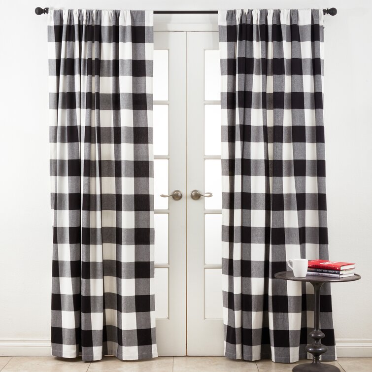 Gracie Oaks Murrieta Cotton Room Darkening Curtain Panel & Reviews 