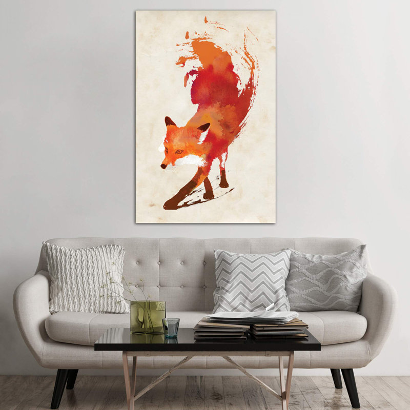 Vulpes Vulpes by Robert Farkas - Wrapped Canvas Print, 66.04 cm H x 45.72 cm W x 1.91 cm D