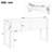 Modern Console Table with Drawers-838355177