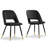 Jasicianna 18.5'' H Velvet Upholstered Metal Side Chair-1487735527