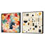 Montfermeil - Ensemble de 2 collages abstraits carrés-101846490-101846495