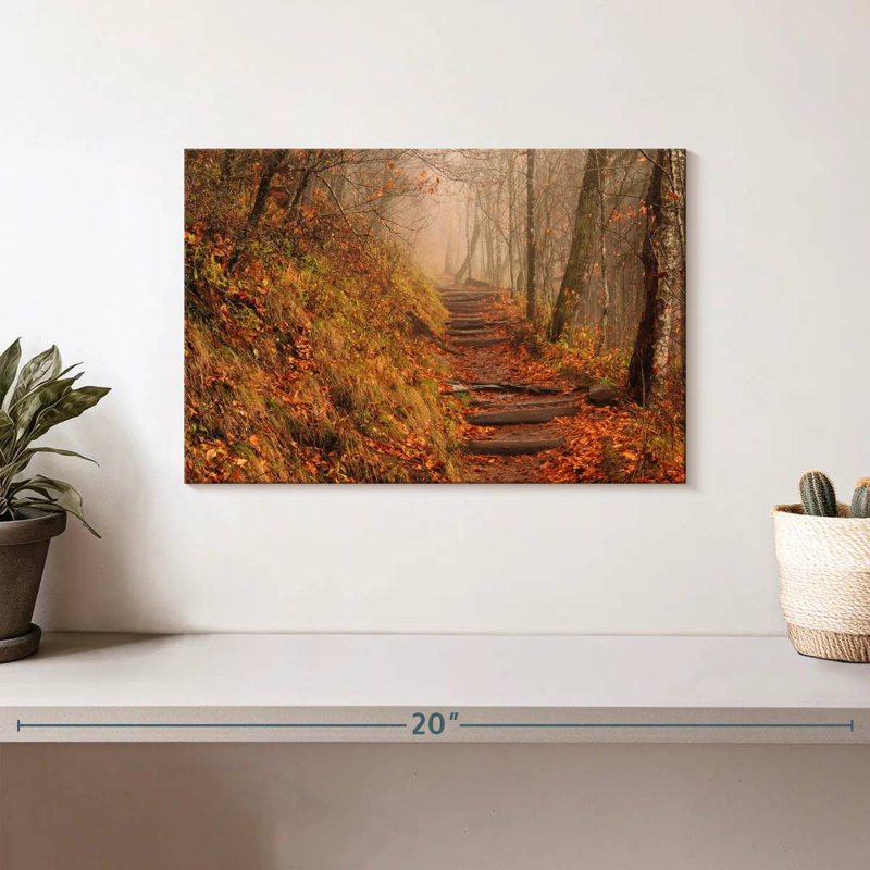 Sentier des Appalaches Alvord Misty Autumn, H 8 po x l 12 po
