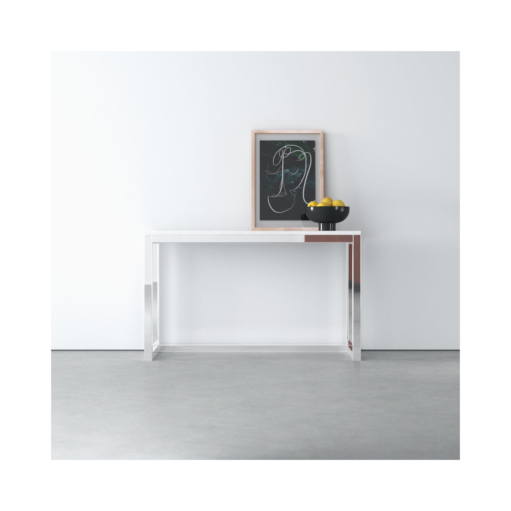 Dern Marble 50" Wide Console Table