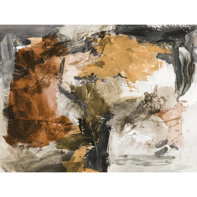 Tayonna Warm Neutral Medley II by Victoria Barnes - Wrapped Canvas Print