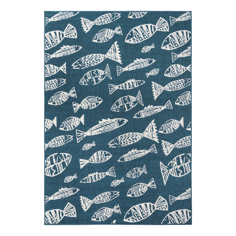 Tapis intérieur / extérieur d'extérieur Coastal, Rectangle 6 pi 1 po x 9 pi