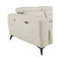 Canapé en cuir italien avec fauteuil inclinable Global United