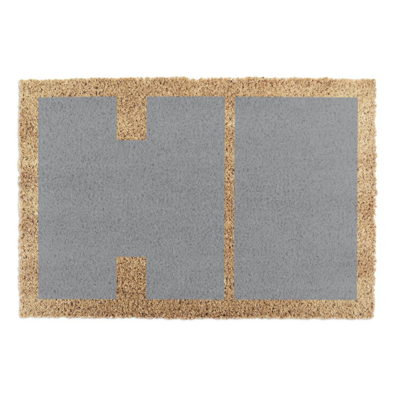 Lukshya Hi Kitchen Mat, Grey/Yellow