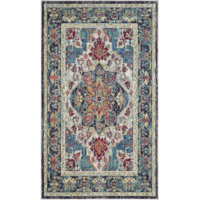 Tapis bleu / mauve Emberlin