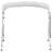 Vidaxl 4-Bow Bimini Top With Mesh Sidewalls 95.7X(90.6-96.1)X53.9"-113030686-113030692
