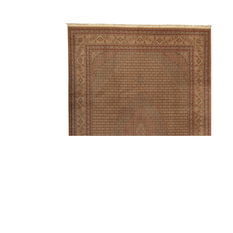 Hand-Knotted High-Quality Gold Area Rug
