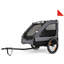 Chariot pour chien avec bicyclette, adapté aux petits et moyens animaux, cadre de chariot pliant facile, roue à dégagement rapide, plancher antidérapant, laisse intérieure-129890843