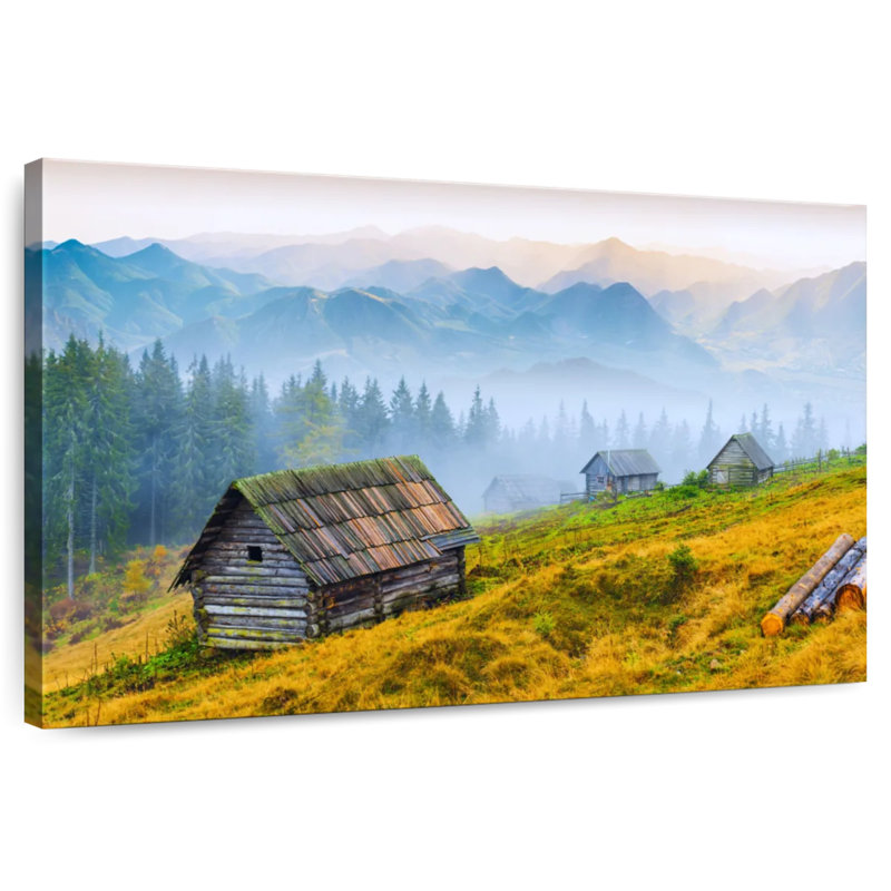 Cabanes en rondins Alvord Hillside, H 34 po x l 51 po