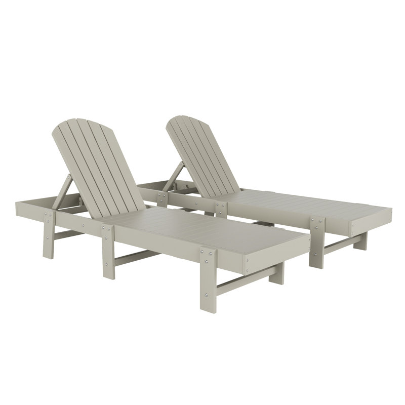 Altura Outdoor Chaise Lounge Set, Sand