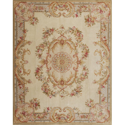Savonnerie One-of-a-Kind 2'7" X 8' Hand Knotted Area Rug
