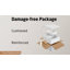 KES Round Bathroom Vessel Sink Ceramic White Bowl Sink Coutertop RV Bathroom Above Counter