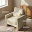 Élégant fauteuil d'appoint en chenille - Un confort élégant pour votre espace de vie-361664951