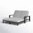 Hoyt Outdoor Metal Double Chaise Lounge-368735747-391299421