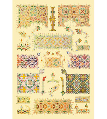 « russian design #1 » par auguste racinet, impression