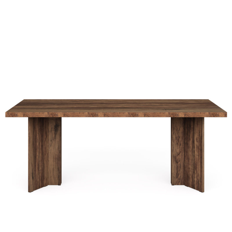 Bureau de direction 63 po Farmhouse, Noyer foncé