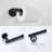 Sus304 Stainless Steel 3 Bathroom Hardware - Matte Black. Contains Towel Bar, Toilet Paper Holder, Robe Hook. Rustproof, , Scratch-. Modern Style. Effortless Installation. Mounting Included In-1361780259