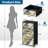 4 Drawer Dresser for Bedroom, Narrow Chest of Drawers, Wooden Top and Study Iron Frame 18"x37.5"-(WxH)