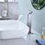 Robinet de lavabo de salle de bain à poignée simple avec bonde escamotable Waterfall-115827411